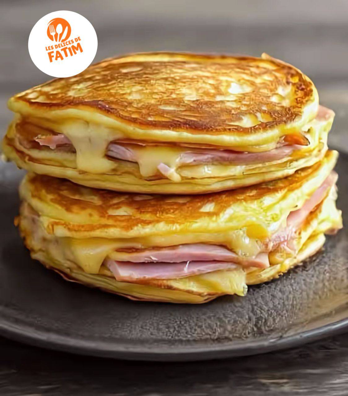 Mini Pancakes au Jambon