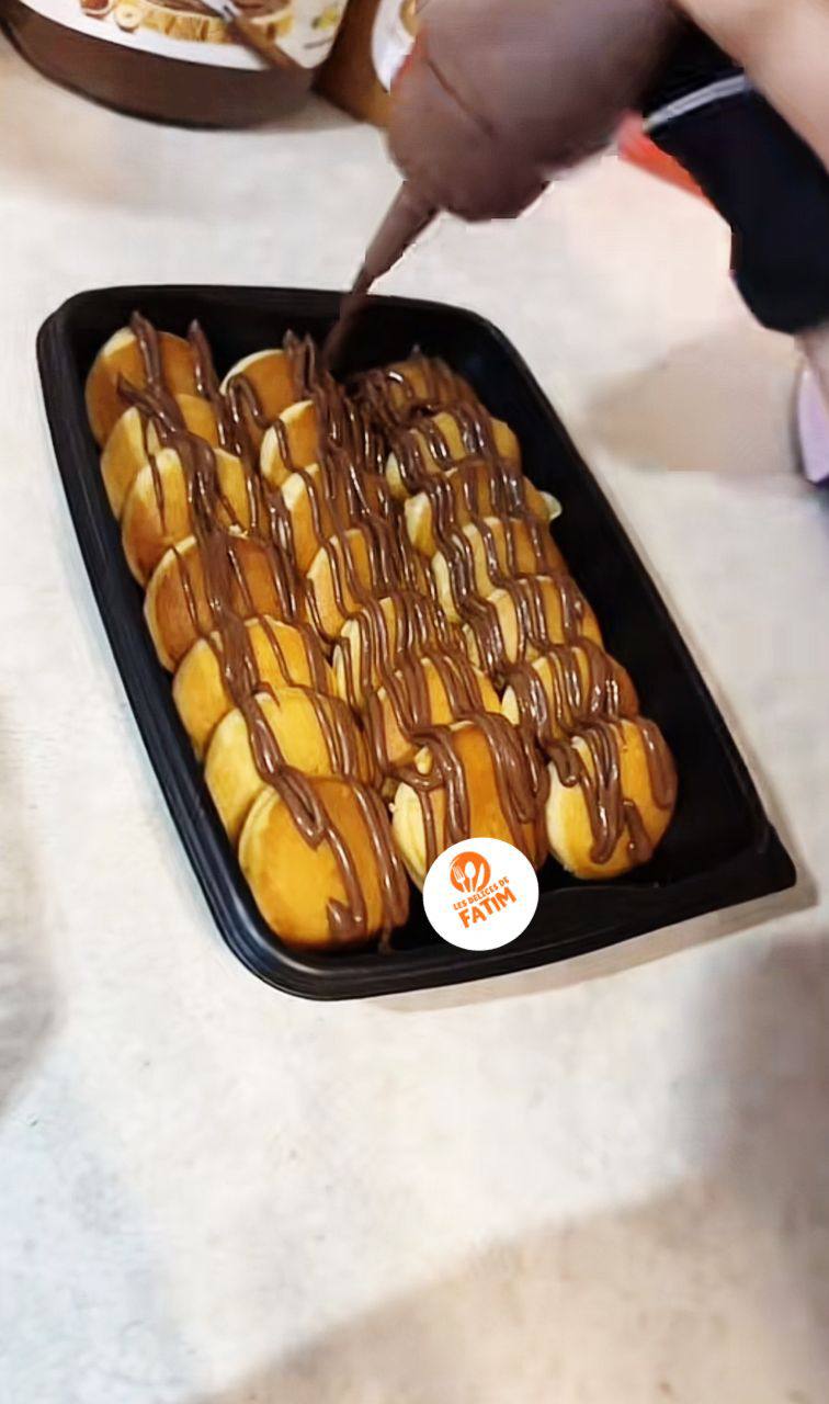 Mini Pancakes au Nutella